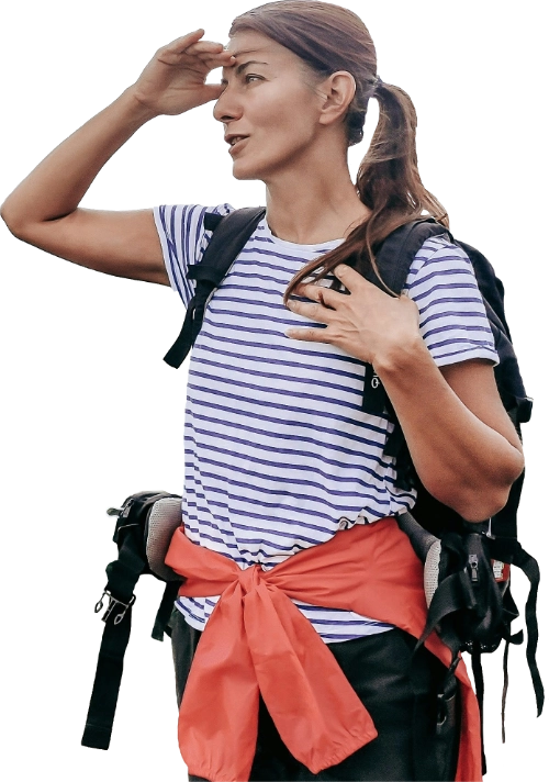 female tourist