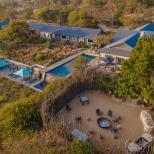 Valley Lodge aus der Vogelperspektive