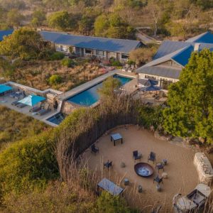 Valley Lodge aus der Vogelperspektive