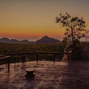 Abelana Safari Camp, Sundowner Aussicht