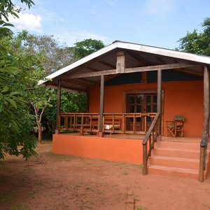 Amuka Lodge, Zimmer von außen