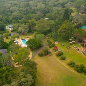 Aberdares Country Club aus der Vogelperspektive