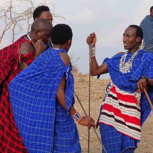 Spaß mit Masai