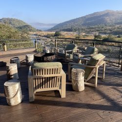 Babanango Game Reserve, Aussicht von der Madwaleni River Lodge