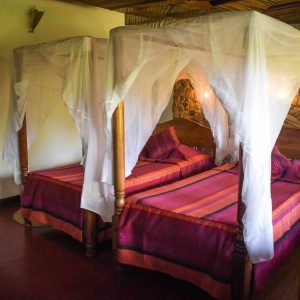 Bougainvilla Safari Lodge twin Betten