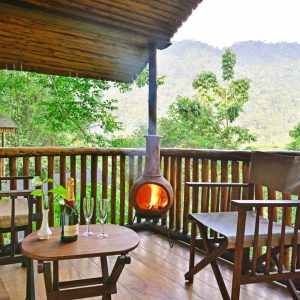 Buhoma Lodge balcony
