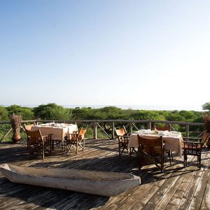 Burunge Tented Lodge, Deck