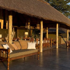 Camp Hwange schönes Abendlicht