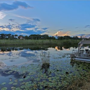 Camp Kwando, stimmungsvolle Bootsfahrten
