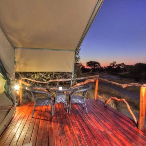 Camp Savuti, privates Deck