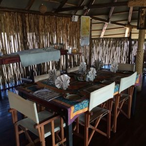 Camp Savuti, Mahlzeiten