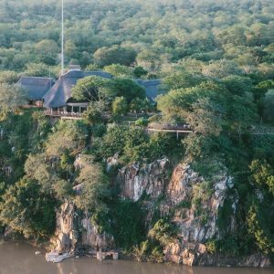 Chilo Gorge Safari Lodge, vom Wasser