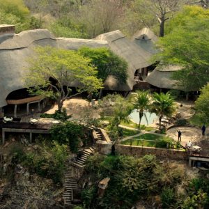 Chilo Gorge Safari Lodge aus der Luft