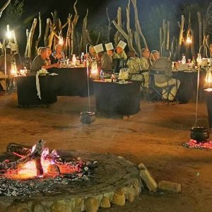 Chisomo Safari Camp Boma dinner
