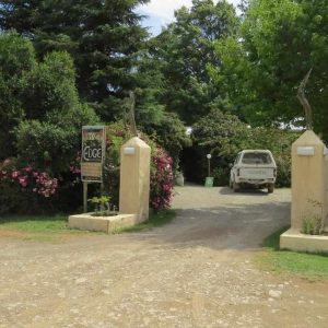 Edge Mountain Retreat Einfahrt