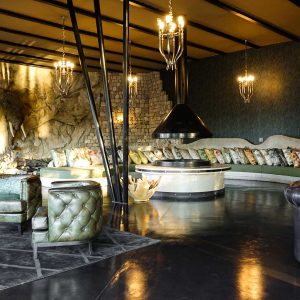 Etosha Oberland Lodge stylische Lounge