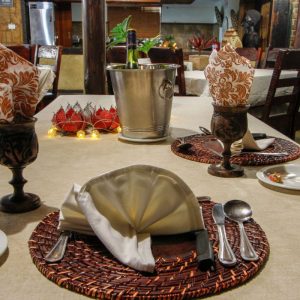 Ezulwini Lodge, Mahlzeiten