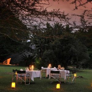 Falaza Tented Lodge romantisches dinner