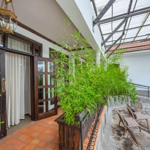 Five Volcanoes Boutique Hotel, Eingang