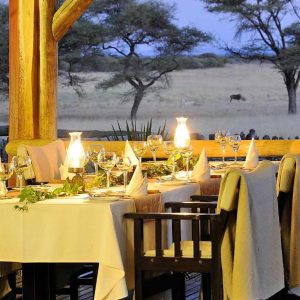 Frans Indongo Lodge Dinner