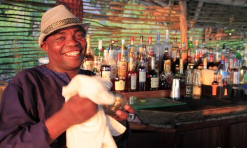 Fundu Lagoon, symphatische Barmixer