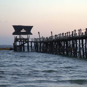 Fundu Lagoon, die Jetty