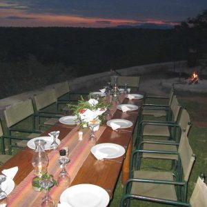 Greenfire Bush Lodge Dinner