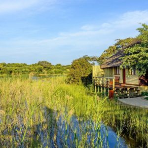 Hakusembe River Lodge tolle Aussichten auf das Okavango