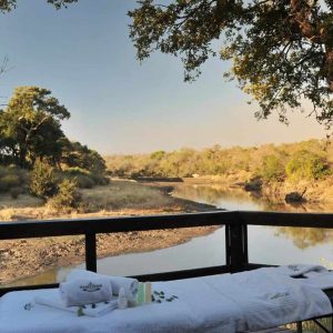 Hamilton's Tented Camp Massage mit Blick