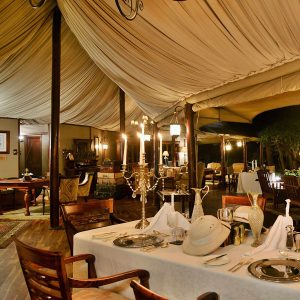 Hamilton's Tented Camp Speisezelt