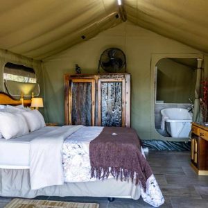 Hartenbos Game Reserve Zeltansicht