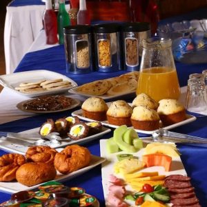 Island Safari Lodge, Frühstück