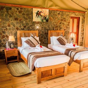 Kankari Lodge, schöne Hauszelte