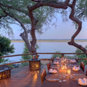 Kasaka River Lodge, schönes Deck