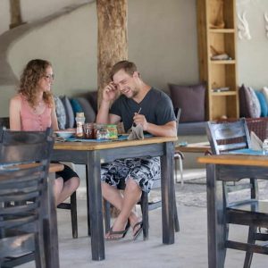 Khwai Guesthouse Esszimmer