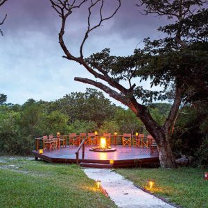 Kosi Forest Lodge Fire deck by Teagan Cunniffe