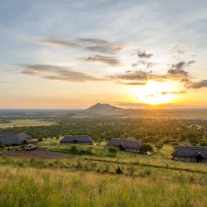 Kubu Kubu Tented Lodge aus der Ferne