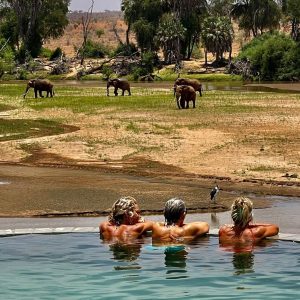 Kudu Safari Camp, Pool mit Aussicht