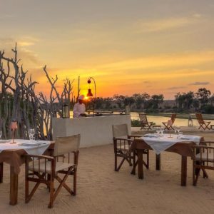 Kudu Safari Camp, Abendessen