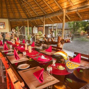 Kwando Lagoon Camp leckere Mahlzeiten