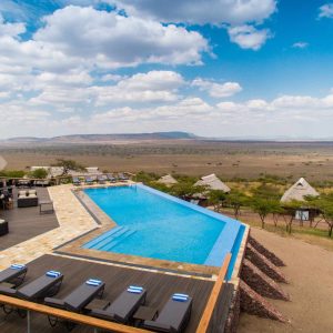 Lahia Tented Lodge - View from drone