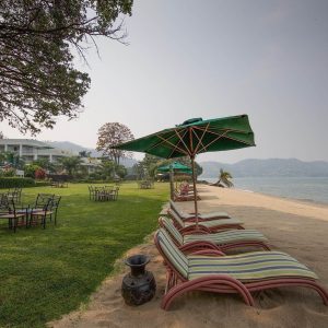 Lake Kivu Serena Hotel, privater Strand