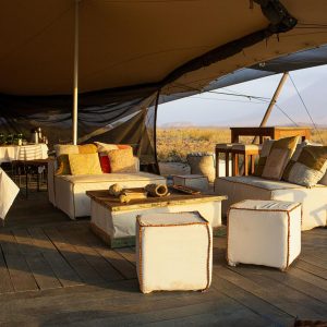 Lake Natron Camp Ansicht