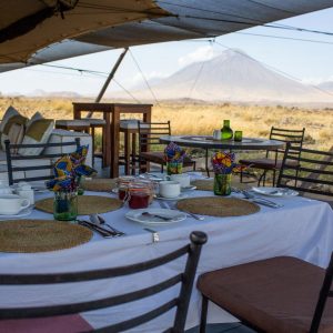 Lake Natron Camp, Speisezelt