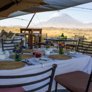 Lake Natron Camp, Speisezelt