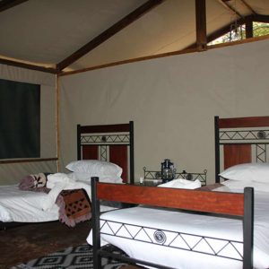 Littel Miombo Camp Innenansicht