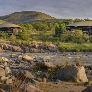 Madwaleni River Lodge, Ansicht vom Weiten