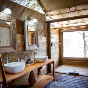 Mankwe Tented Retrea, schöne Bäder