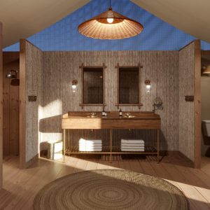 Badezimmer Mapula Lodge