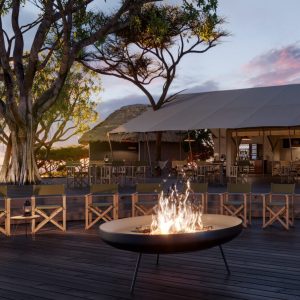 Feuerstelle, Mapula Lodge
